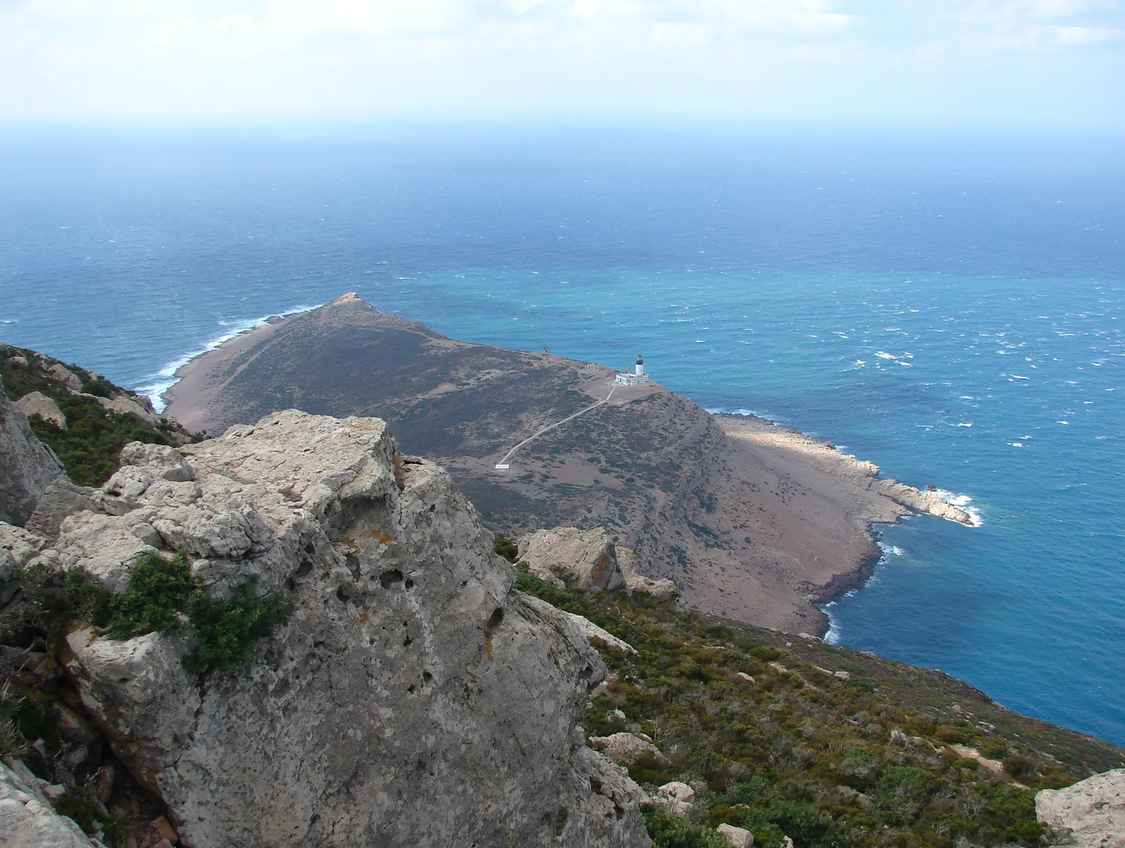 Cap Bon e il faro affacciati sul Mediterraneo