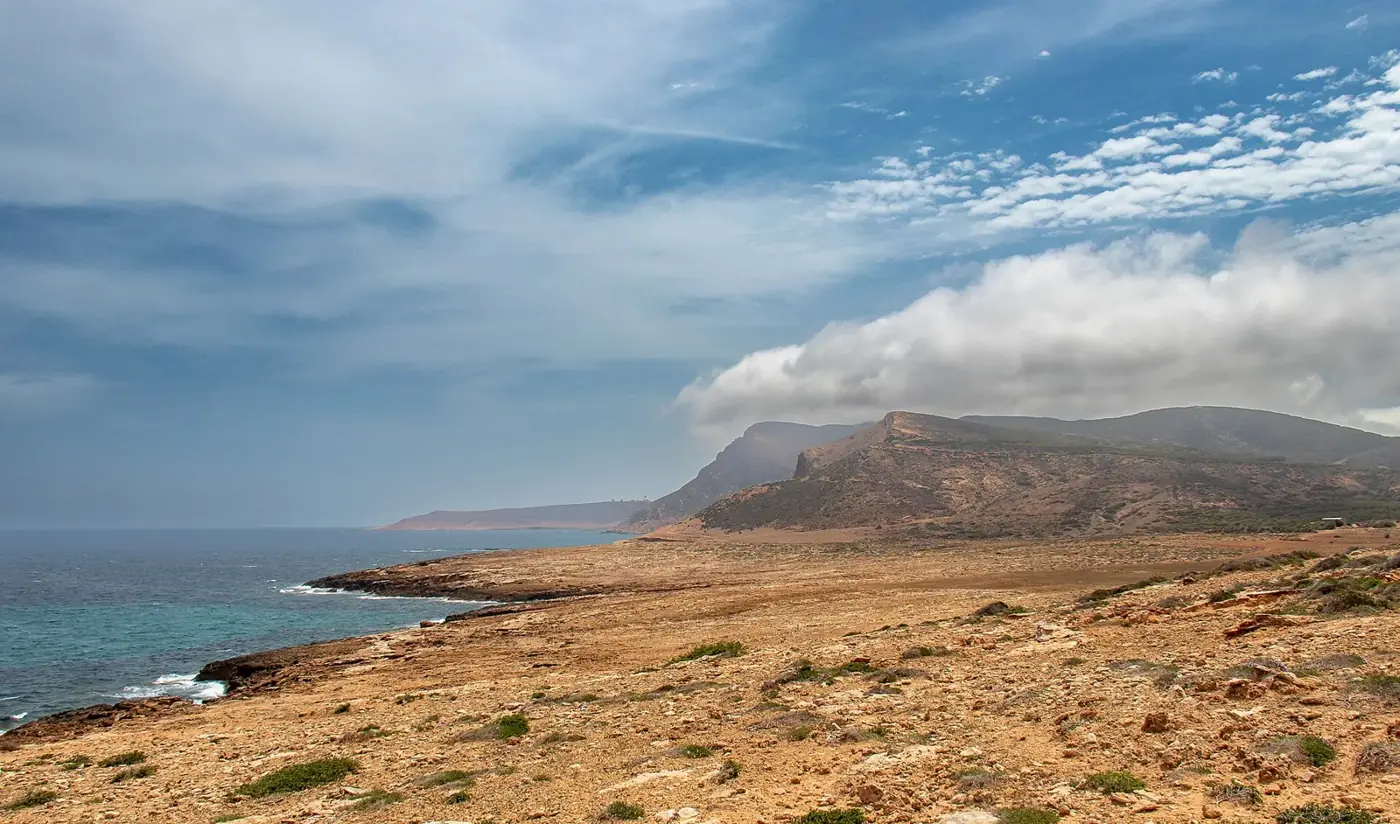 Paesaggio costiero della penisola di Cap Bon