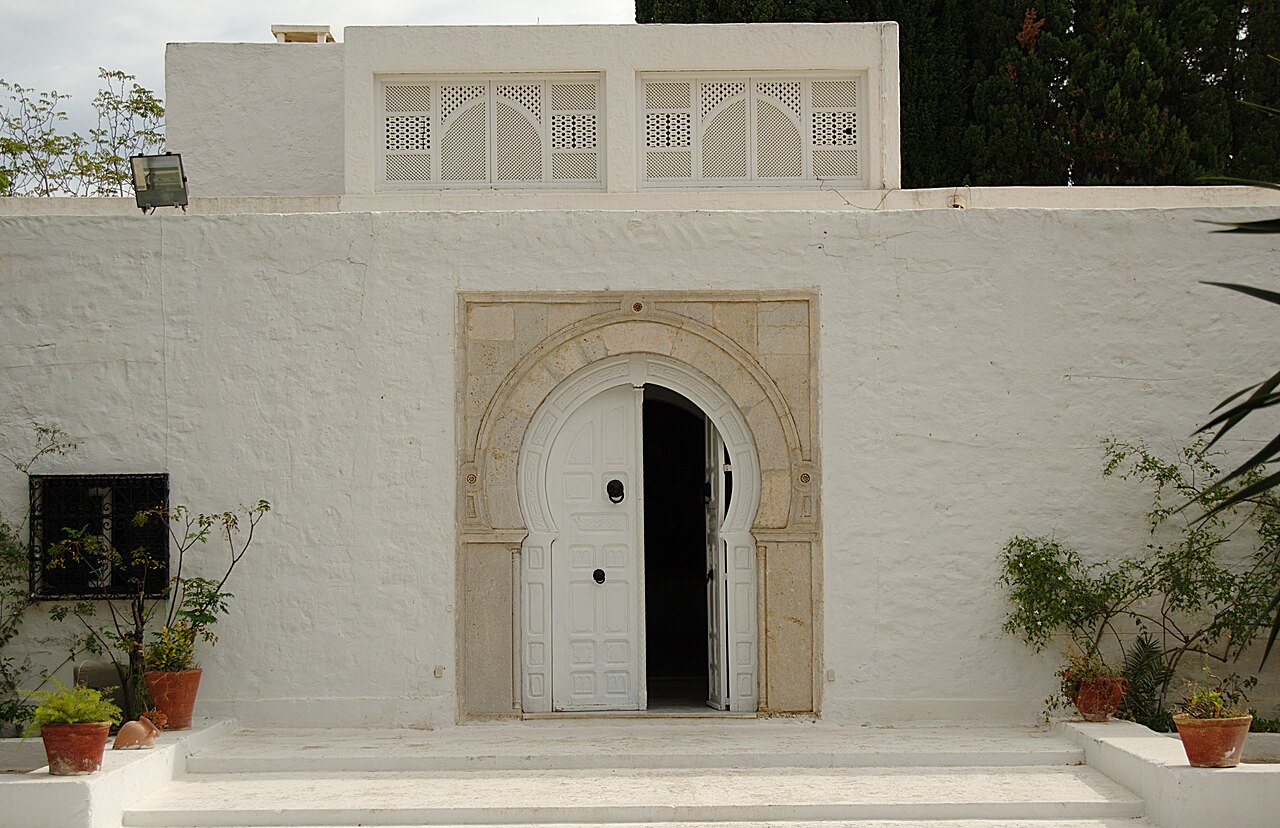Ingresso principale di Dar Sebastian ad Hammamet